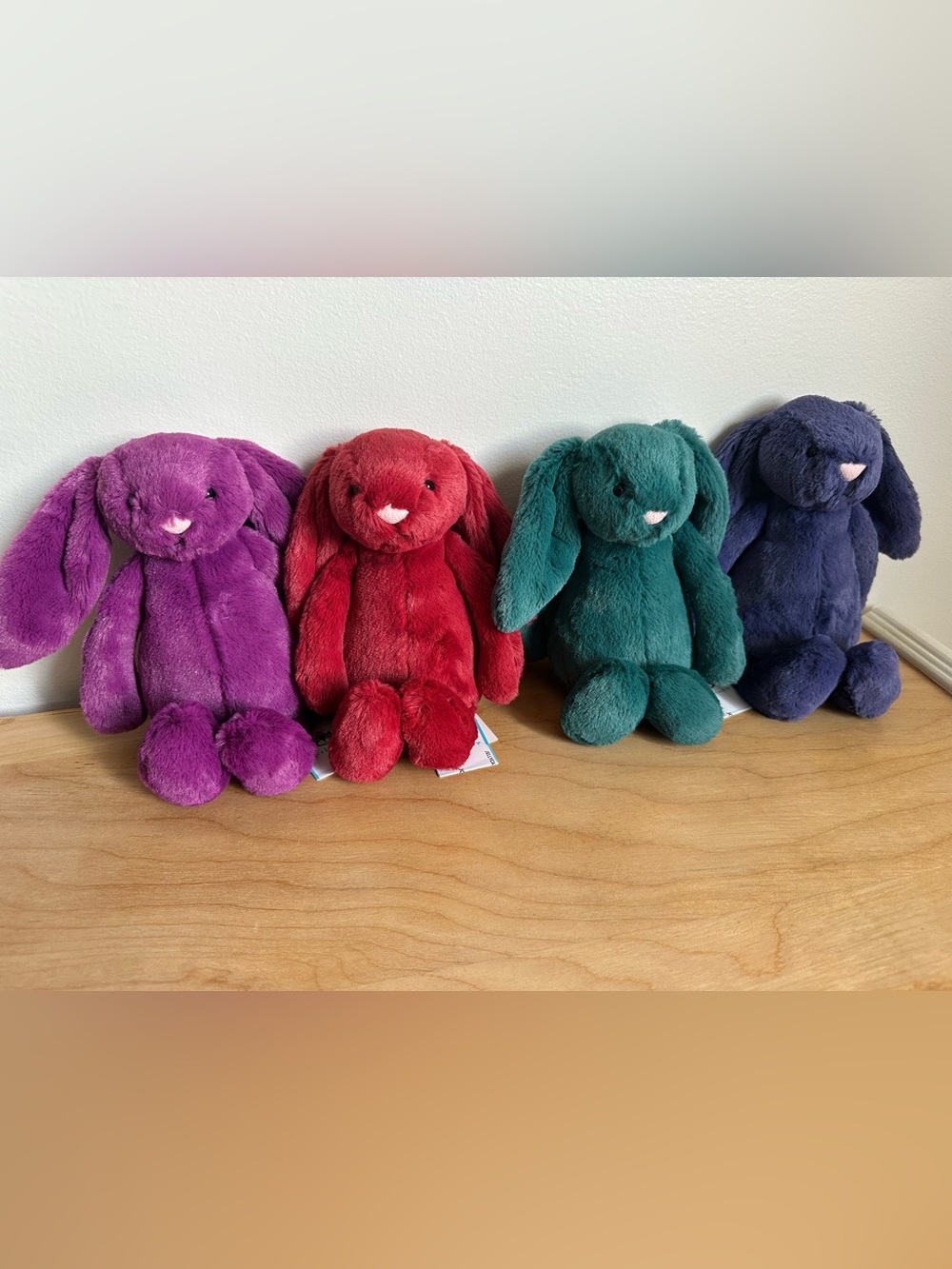 Jellycat Christmas Bashful Bunnies x 4